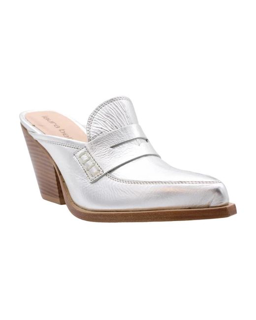 Shoes > heels > heeled mules Laura Bellariva en coloris White