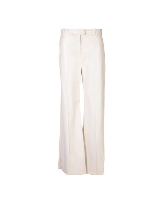 Stand Studio White Wide Trousers