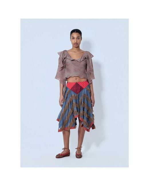 Kiko Kostadinov Red Blouses