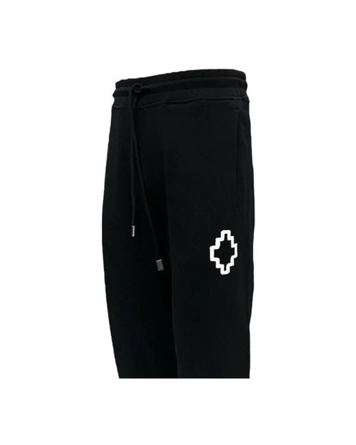 Marcelo Burlon Black Sweatpants for men
