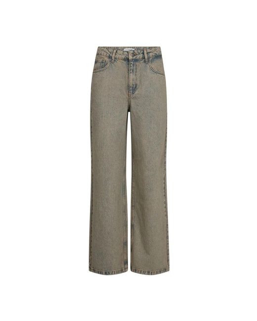 co'couture Gray Straight Fit Jeans