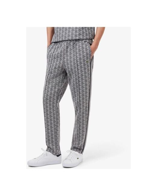 Lacoste Xh1440 Sweatpants in het Gray voor heren