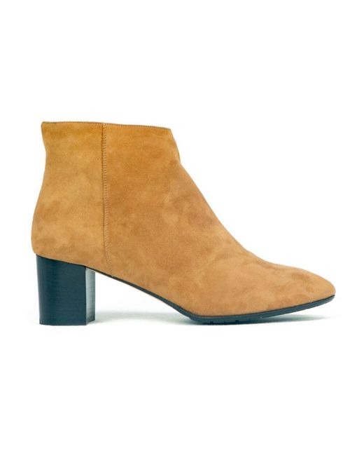 PROSPERINE® Natural Wildleder stiefeletten mit pelzfutter