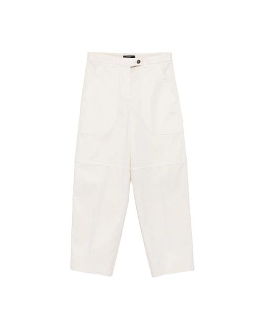 Seventy White Straight Trousers