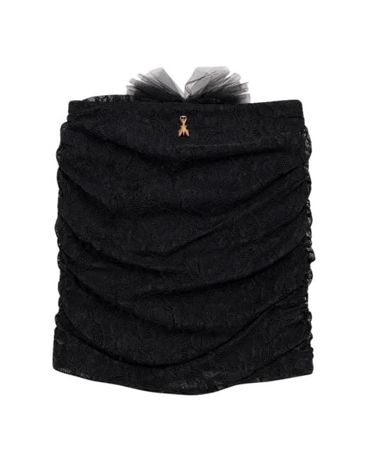 Patrizia Pepe Black Short Skirts