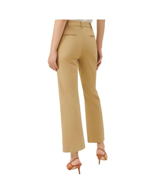 Marella Natural Cropped Trousers
