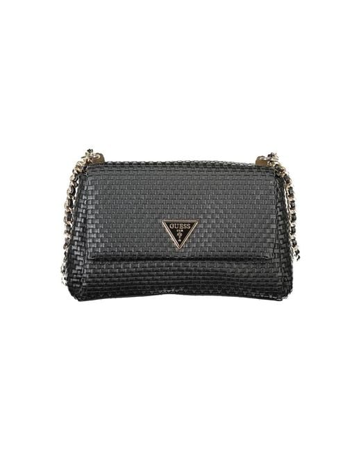 Guess Black Schwarze Polyethylen Damenhandtasche