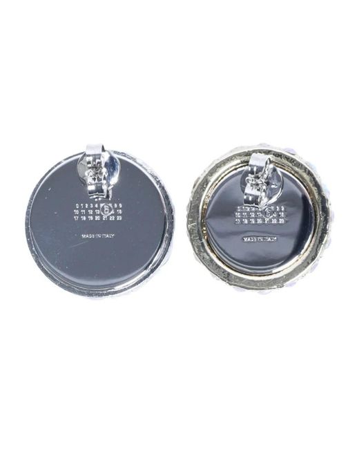MM6 by Maison Margiela Blue Earrings