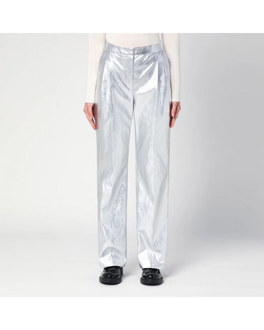 THE GARMENT White Straight Trousers