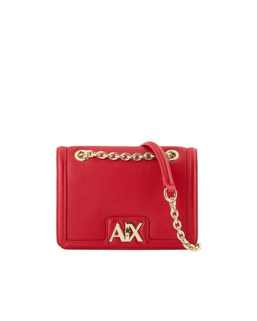 Armani Exchange Red Cross Body Bags