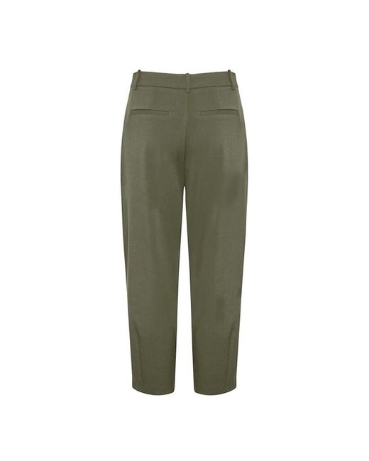 Kaffe Green Cropped Trousers