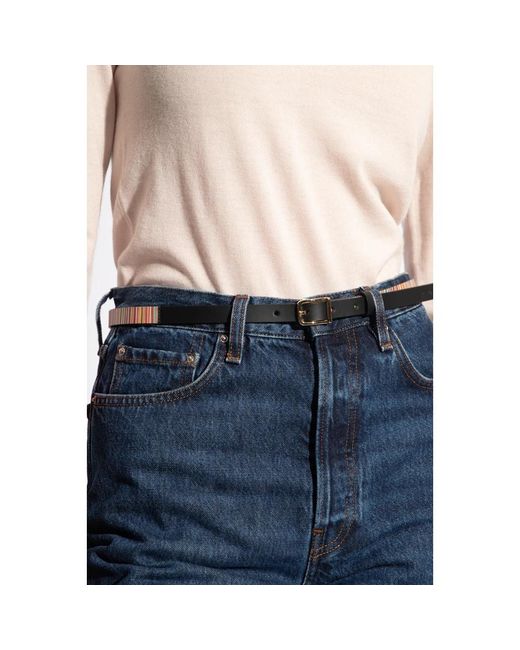 Paul Smith Pink Ledergürtel
