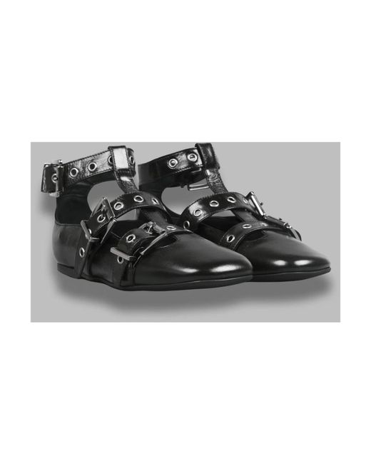 Poeve Black Ballerinas