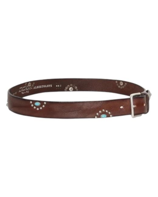 Alberto Luti Brown Belts for men