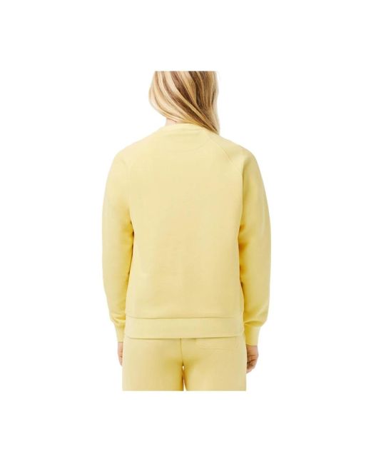 Lacoste Yellow Sweatshirts