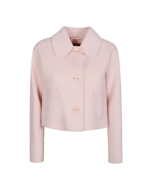 Max Mara Pink Light Jackets