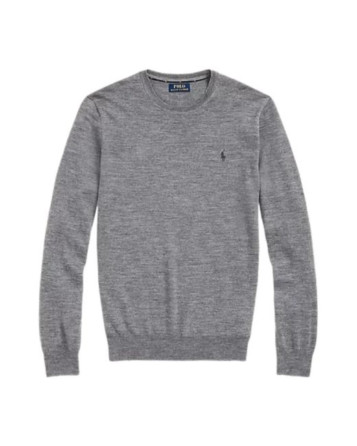 Ralph Lauren Gray Round-Neck Knitwear for men