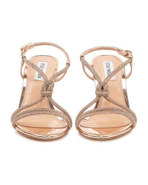 Steve Madden Metallic High Heel Sandals