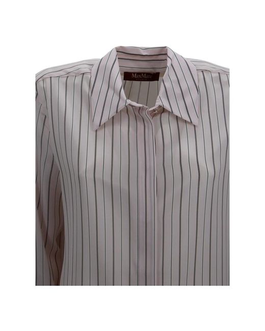 Max Mara Overhemden ,Veelkleurig ,Shirts in het Gray