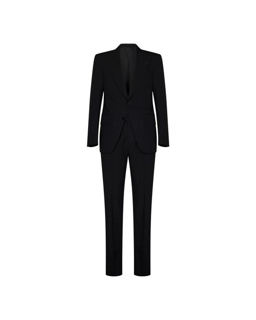 Tom Ford Black Single Breasted Suits for men
