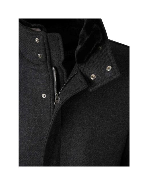 Herno Black Parkas for men