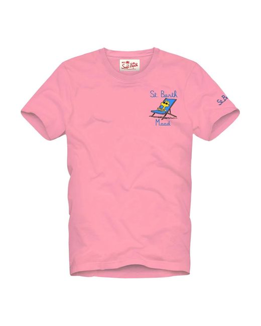 T-shirt e polo rosa di Mc2 Saint Barth in Pink da Uomo