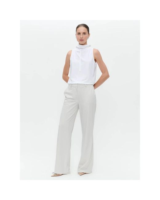 Jane Lushka Gray Strukturierte High-Tech-Jersey-Hose