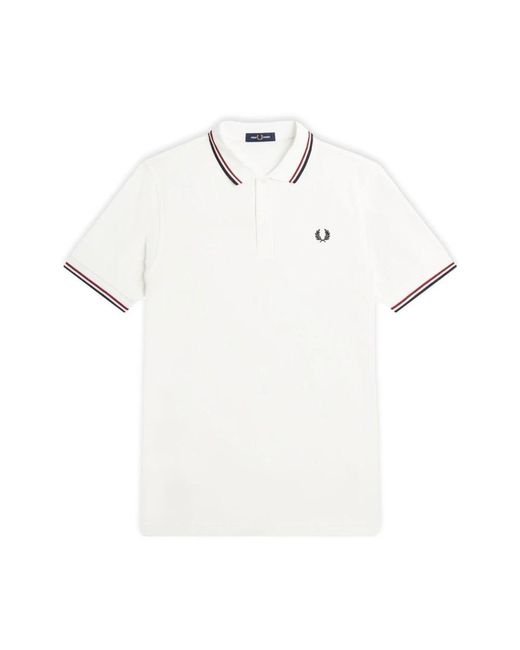Fred Perry White Polo Shirts for men
