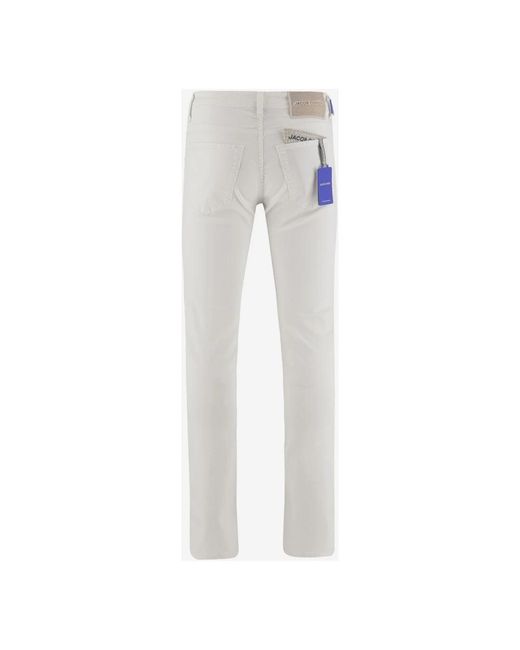 Jacob Cohen Gray Slim-Fit Trousers for men