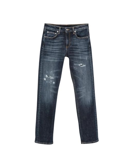 Dondup Rechte Jeans in het Blue