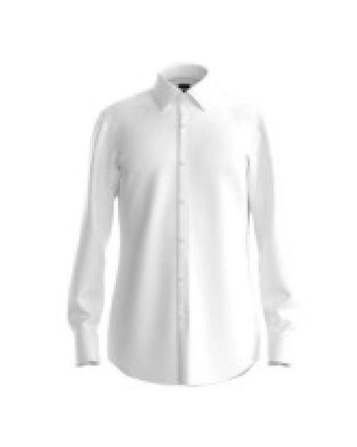 HUGO White Formal Shirts for men