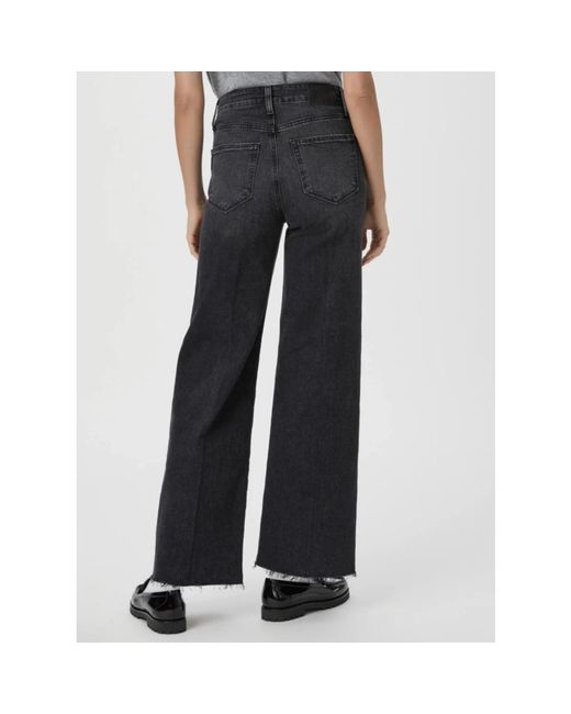 PAIGE Black Wide Jeans