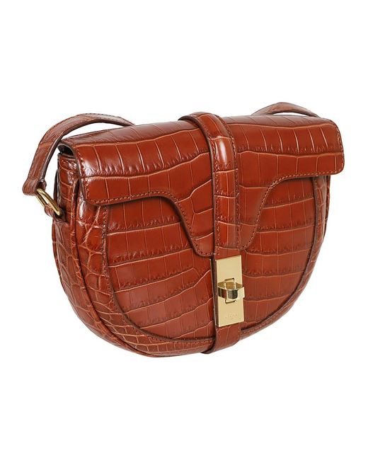 Céline Orange Small Besace