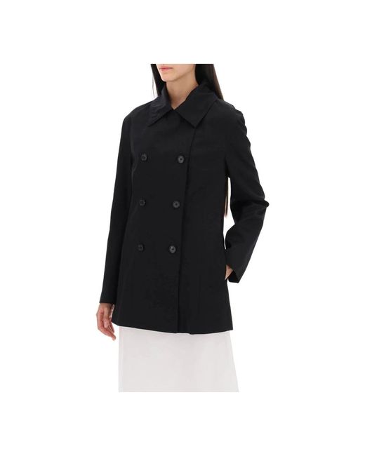 Coats > double-breasted coats Totême  en coloris Black