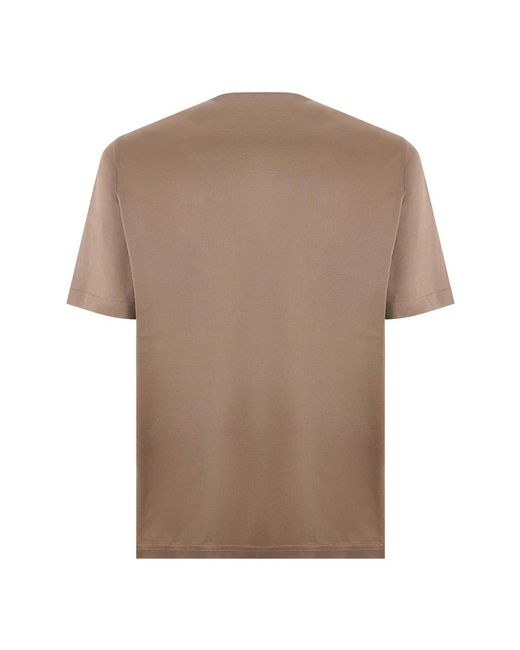 FILIPPO DE LAURENTIIS Brown T-Shirts for men