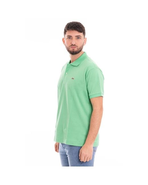 Lacoste Polo-shirt mit kurzen ärmeln in Green für Herren