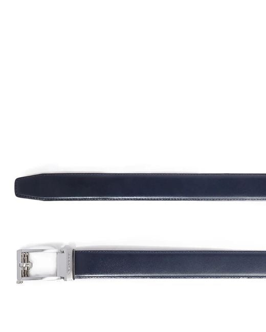 Piquadro Blue Belts for men