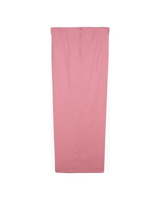 Midi Skirts FEDERICA TOSI de color Pink