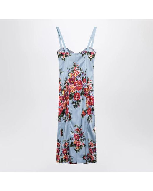 Dolce & Gabbana Blue Midi Dresses