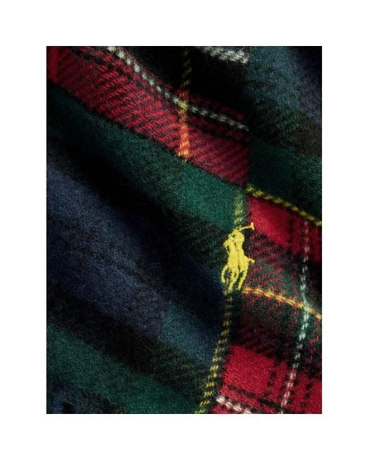 Ralph Lauren Red Winter Scarves for men
