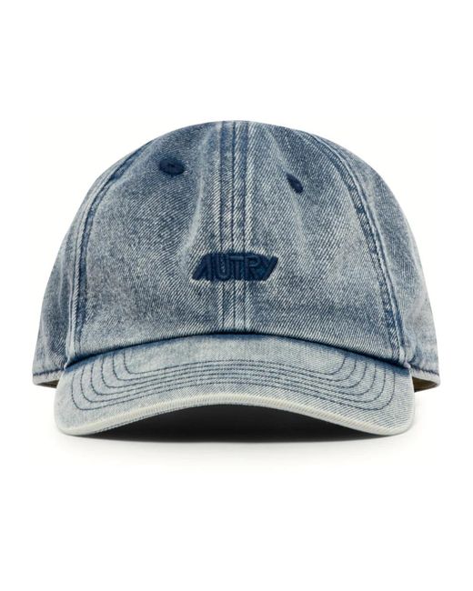 Autry Blue Caps for men