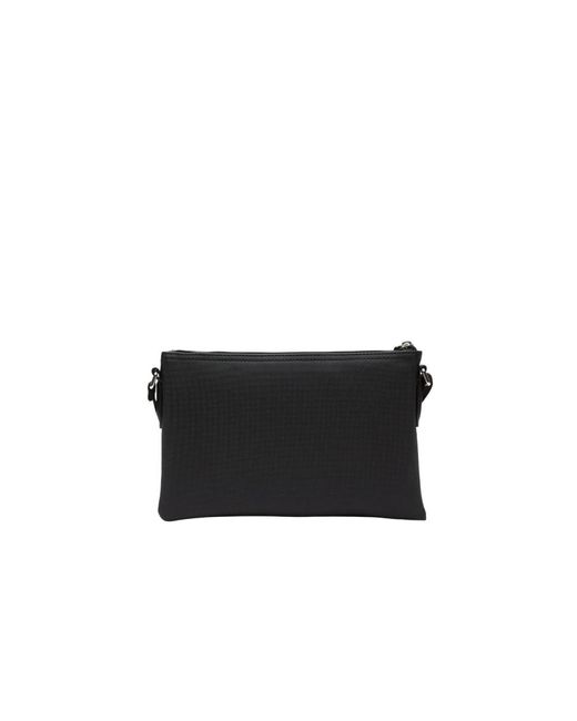 Lacoste Black L.12.12 Concept Flat Crossover Crossbody Bag