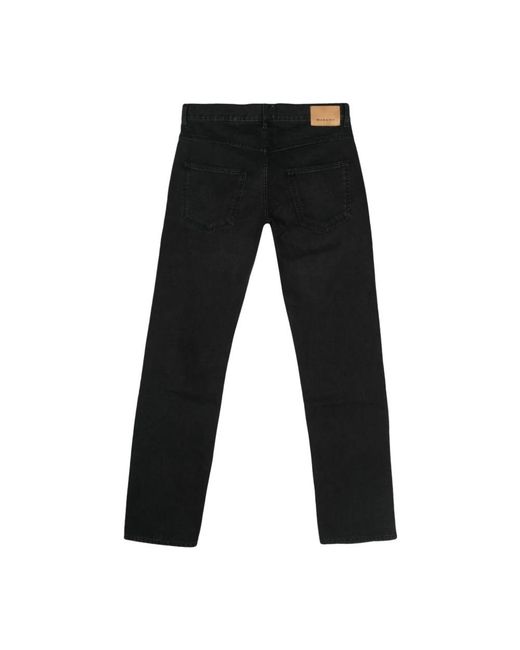 Isabel Marant Black Straight Jeans for men