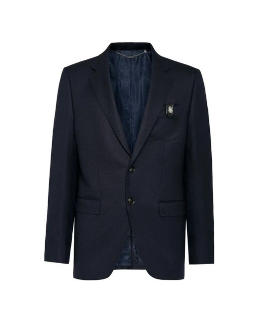 Billionaire Jassen ,Blauw ,Wol Blazer in het Blue voor heren