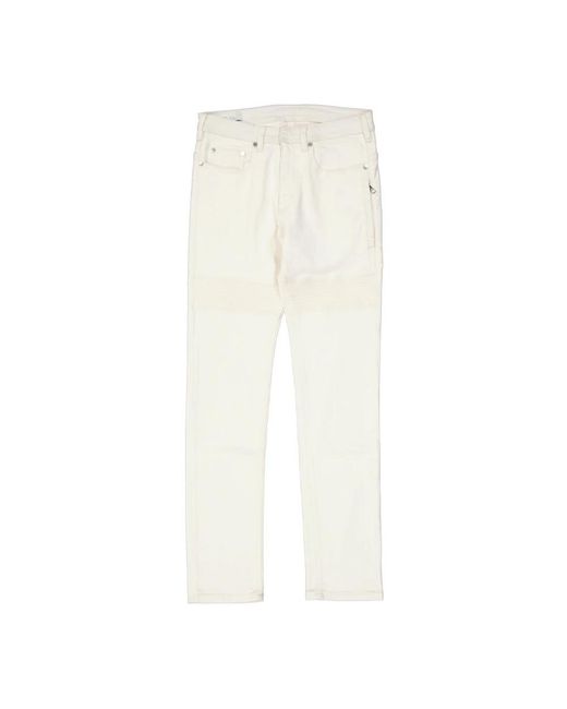 Neil Barrett White Straight Jeans for men