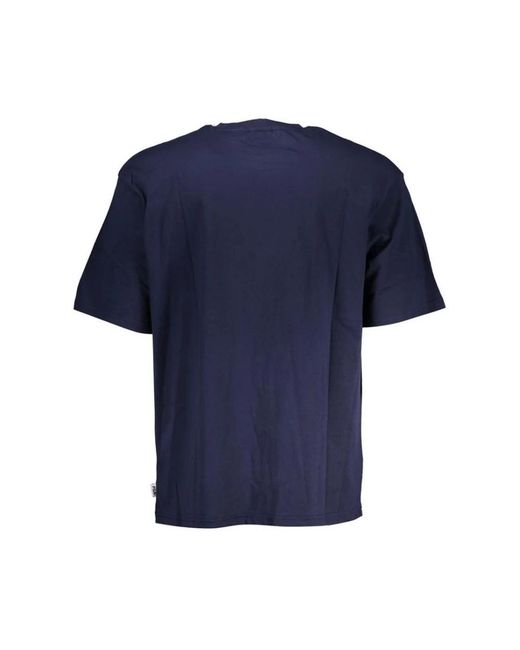 Fila Tops ,Blauw ,Katoen Liberec Logo Tee in het Blue voor heren