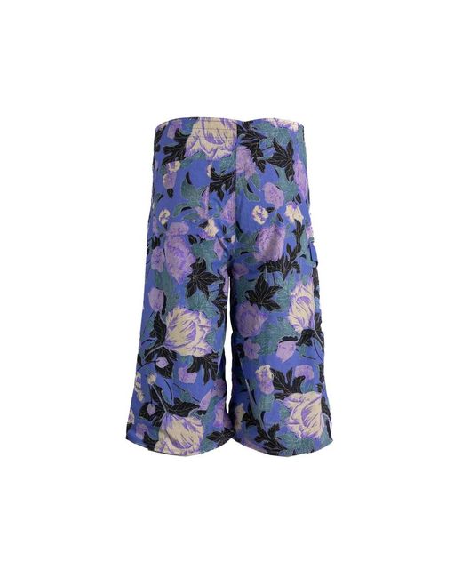 ERL Blue Casual Shorts for men