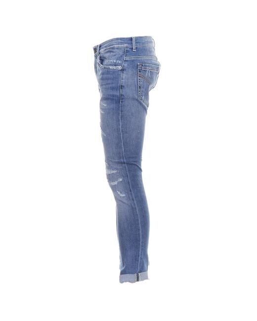 Dondup Blue Slim-Fit Jeans for men