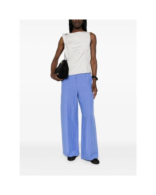 Marella Blue Wide Trousers
