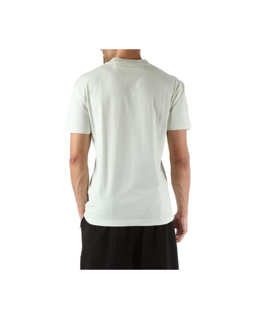 Calvin Klein Baumwoll logo t-shirt rundhals kurzarm in Gray für Herren